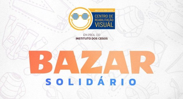 A palavra bazar está em um fundo branco